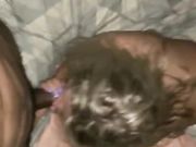 Horny blonde met on Tinder some black guy for a good fuck